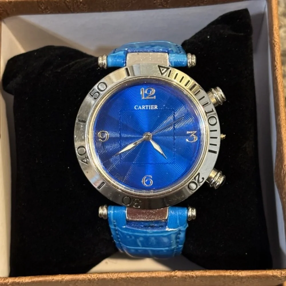 Cartier Lapis Pasha Watch